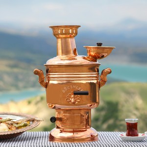 Copper Handmade Electric Samovar Tea Kettle 4L